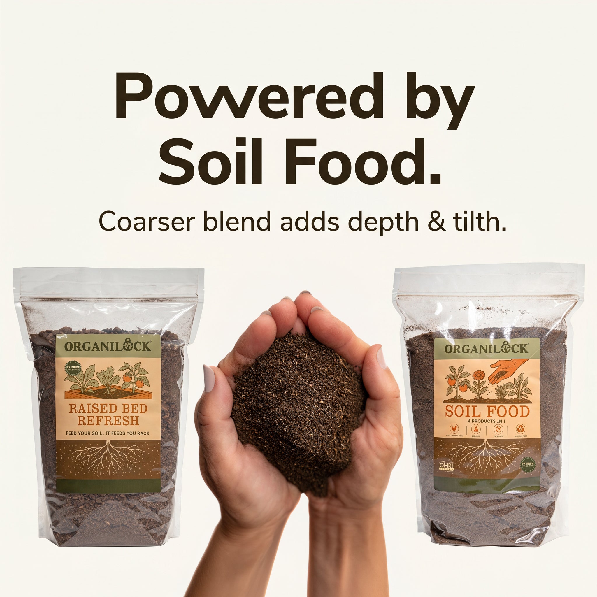Raised Bed Refresh is powered by Soil Food, a coarser blend that adds depth and tilth