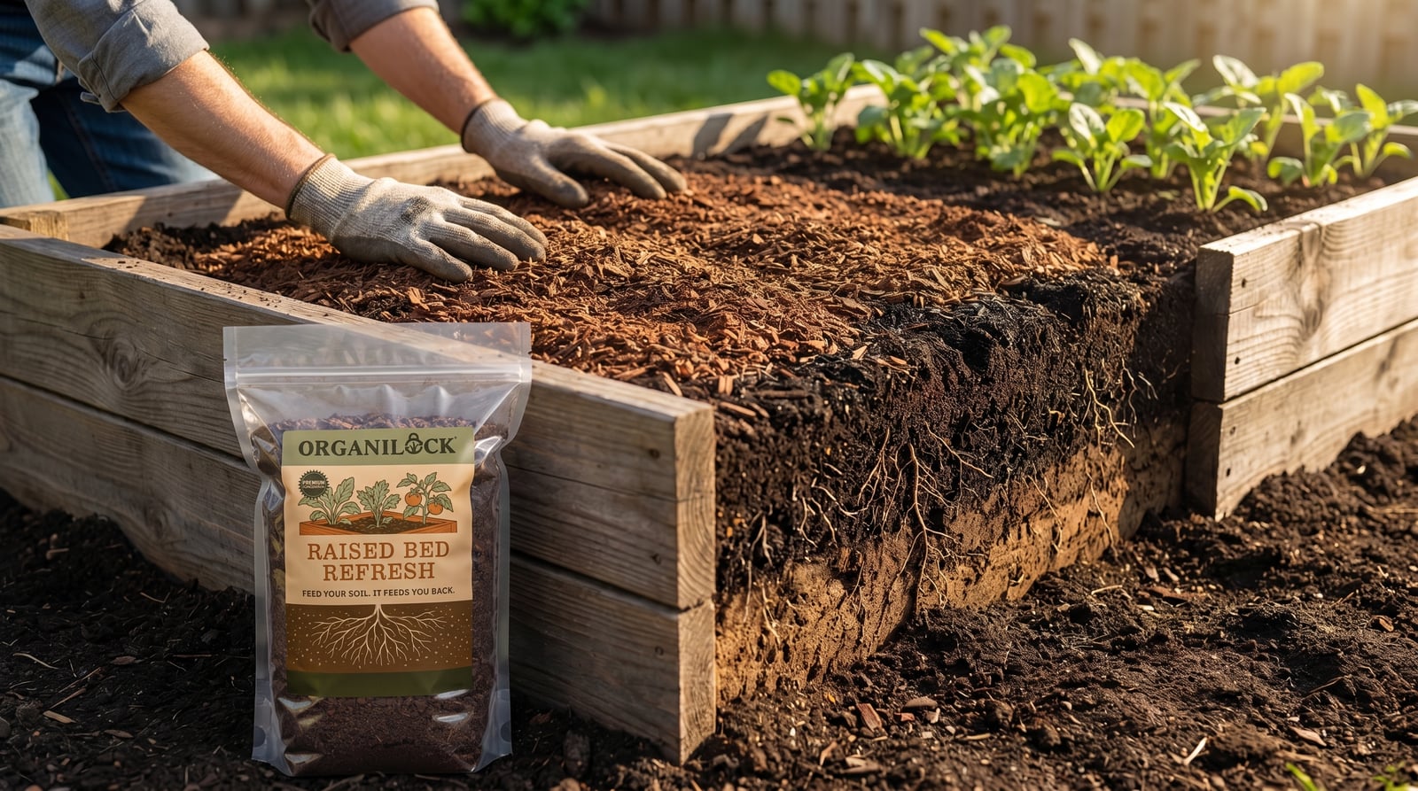 OrganiLock for Raised Beds